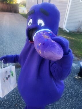 Handmade Childs Grimace Costume